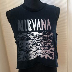 Brandy Melville / John Galt Nirvana Crop Top / T-Shirt